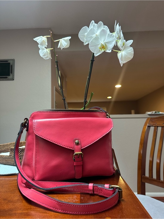 Patricia Nash Handbags - NWT Patricia Nash Pink Leather Crossbody Bag